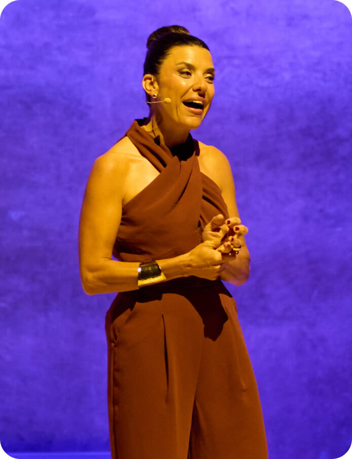Núria Coll durant una sessió